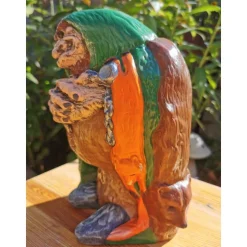 Lustiger Waldschrat aus Keramik