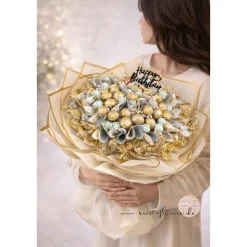 Luxus Pralinenstrauß – Individuelles Geschenk – Handgemacht - Geschenkidee - individuell