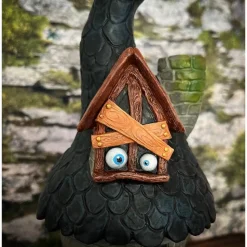 Magisch, verrücktes Monsterhaus, leuchtet mit LED-Teelicht im dunklen