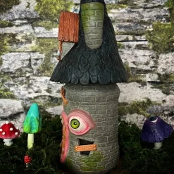 Magisch, verrücktes Monsterhaus, leuchtet mit LED-Teelicht im dunklen