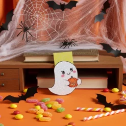 Magnetisches Lesezeichen „Kleiner Geist mit Kürbis