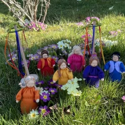 Maibaum-Reigen - Jahreszeitentisch  - Frühling - Blumenkinder - Frühling