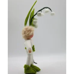 Maiglöckchen Junge - Jahreszeitentisch - Waldorf Art - handgefertigte ,einzigartige Blumenkinder - Art.Nr.FR6