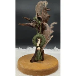 Makramee Anhänger mit Hasenmotiv aus Holz & Quaste | Ostern | Handmade | Einzeln oder 3er-Set