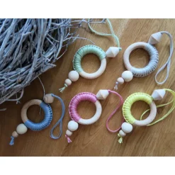 Makramee Weihnachtsschmuck - Weihnachtsbaum Anhänger