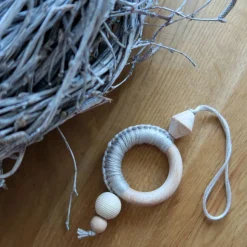 Makramee Weihnachtsschmuck - Weihnachtsbaum Anhänger