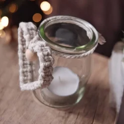 Makramee-Herzen – Handgefertigte Deko, Geschenkanhänger  Hochzeitsdeko