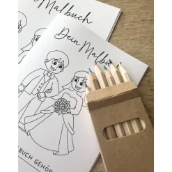 Malbuch Nr.1 | Malbuch Hochzeit für Kinder | Mal- & Aktivitätenbuch | Rätselspaß | Unterhaltung Kinder Hochzeit | DIN A5