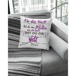 Mama Geschenk Kissen mit Namen | Beste Mama | Personalisiertes Geschenk Mutter