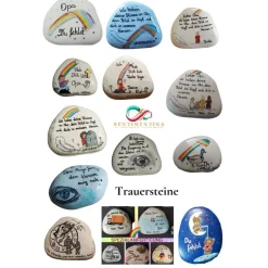 Manchmal in unseren Träumen - Freundschafts-Trauerstein