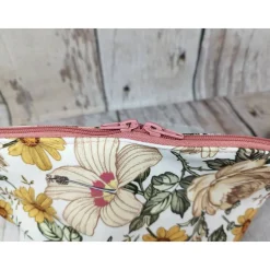 Mappe/Kosmetiktasche Blumen retro in 3 Größen – Federmäppchen & Stiftetasche aus