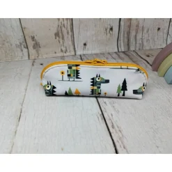 Mappe/Kosmetiktasche Krokodil in 3 Größen – Federmäppchen & Stiftetasche aus