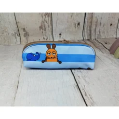 Mappe/Kosmetiktasche Sendung mit der Maus blau in 3 Größen – Federmäppchen & Stiftetasche aus