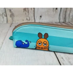 Mappe/Kosmetiktasche Sendung mit der Maus mint in 3 Größen – Federmäppchen & Stiftetasche aus
