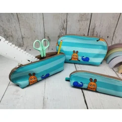 Mappe/Kosmetiktasche Sendung mit der Maus mint in 3 Größen – Federmäppchen & Stiftetasche aus