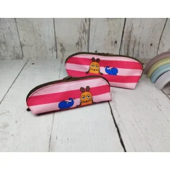 Mappe/Kosmetiktasche Sendung mit der Maus pink in 3 Größen – Federmäppchen & Stiftetasche aus Softshe
