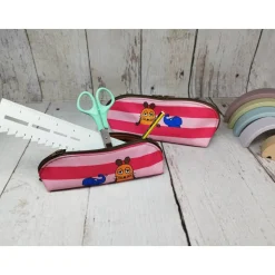 Mappe/Kosmetiktasche Sendung mit der Maus pink in 3 Größen – Federmäppchen & Stiftetasche aus Softshe