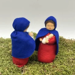 Maria - Jesuskind - klein - Jahreszeitentisch - Krippenfiguren  - Winter - Weihnachten