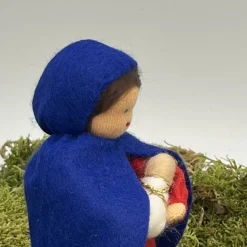 Maria - Jesuskind - klein - Jahreszeitentisch - Krippenfiguren  - Winter - Weihnachten