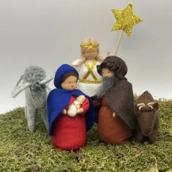Maria - Jesuskind - klein - Jahreszeitentisch - Krippenfiguren  - Winter - Weihnachten