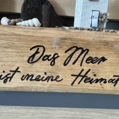 Maritime Tischdekoration Handmade – Deko Häuschen aus Holz & Treibholz Unikat
