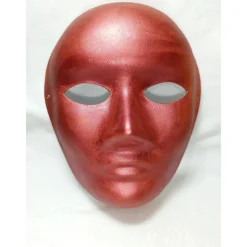 Maske, Sonnenkönig, kupfer, handbemalt, Pappmache