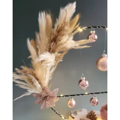 Mädchen in rose mit Metallring, Sofortkauf, Geschenk, Weihnachten,Deko,Sofortkauf,UNIKAT