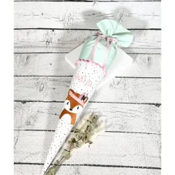 Mädchen Schultüte Fuchs Fuchsmädchen Foxi aus Stoff 70 cm
