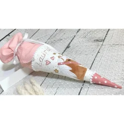 Mädchen Schultüte Geschwistertüte Pferd Lulu aus Stoff 35 cm