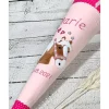 Mädchen Schultüte Pferd Lulu aus Stoff personalisiert 70 cm