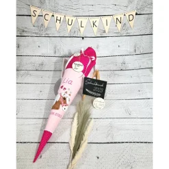 Mädchen Schultüte Pferd Lulu aus Stoff personalisiert 70 cm