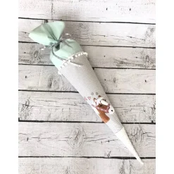 Mädchen Schultüte Pferd Lulu aus Stoff personalisiert 70 cm