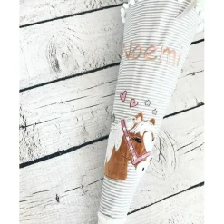 Mädchen Schultüte Pferd Lulu aus Stoff personalisiert 70 cm