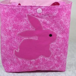 -Mädchentasche mit Hasen-Motiv, Kindergartentasche, Einkaufstasche,Kinderhandtasche