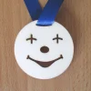 Medaille Smile aus Holz, Orden, Clown