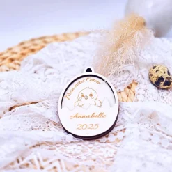 Mein erstes Ostern | Ostern Baby | Anhänger Ostern | Meilensteinkarten | Ostergeschenk Baby | Osterdeko | Osterei Holz |