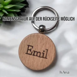 Mein Papa ist der Beste - Holz Schlüsselanhänger/personalisiert/Vatertag