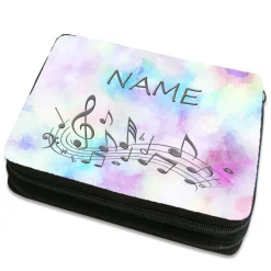 Melodie pastell Federmäppchen inkl. Inhalt mit Name / personalisierbar