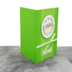 Menükarte Kommunion – Du bist ein Ton in Gottes Melodie