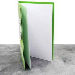 Menükarte Kommunion – Handgemachte Karte ‚Mit Jesus auf dem Weg‘ inklusive Einlegeblatt