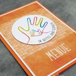 Menükarte Kommunion 