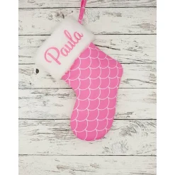 Mermaid Nikolausstiefel personalisiert - Meerjungfrau