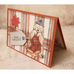 Merry Christmas - Bär - Weihnachtskarte