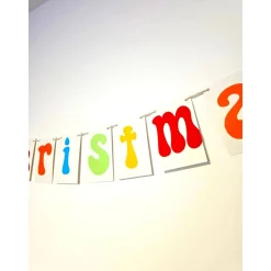 Merry Christmas Girlande/Frohe Weihnachten Girlande