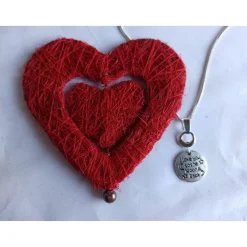 Message-Kettenanhänger ''I love you to the moon and back''