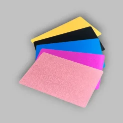 Metallvisitenkarten - Personalisiertes Design in fünf edlen Farben! Individuelle Spielkarte, Goldkarte oder Visitenkarte