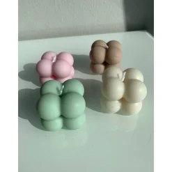 Mini Bubble Kerze Gastgeschenk kleine Bubble Kerze Pastell