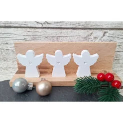 Mini Deko Baum ~ Engel ~ Stern ~ Weihnachtsdeko ~ Streuteile Weihnachten ~ Schutzengel