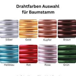 Mini Drahtbaum Geschenk/ Vatertag / Personalisierter Bilderrahmen / Lebensbaum /Geschenkidee Papa