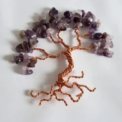 Mini Edelsteinbaum Geschenk zur Taufe / Taufbaum/ Personalisierter Bilderrahmen / Lebensbaum /Taufrahmen